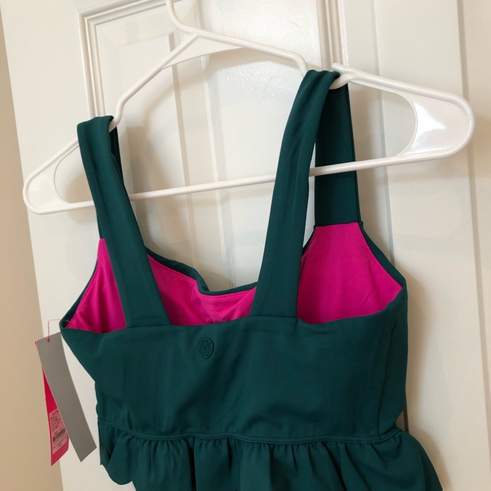 Lilly Pulitzer Teal and Pink Top - Picture 2 of 2